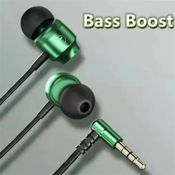 Portable 3.5mm In-ear Headphones in Ear Stereo Earphone Deep Bass Noise Canceling Earbuds 3